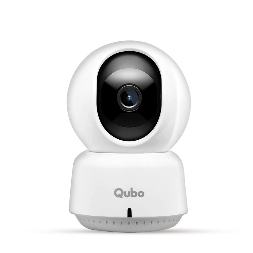 Qubo Smart Cam 360 from Hero Group | Made in India | 2MP 1080p Full HD | CCTV Wi-Fi Camera | 360 Degree Coverage