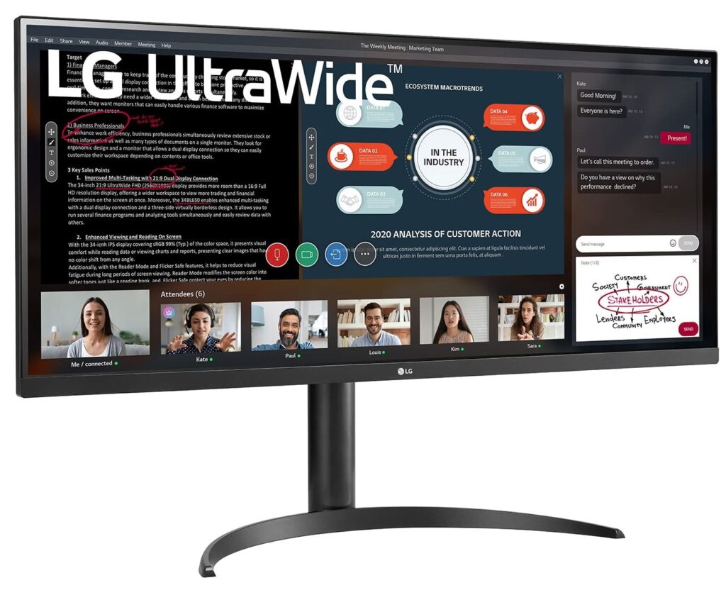 LG 87 cm (34 Inches) UltraWide Full HD (2560 x 1080) Gaming Monitor 