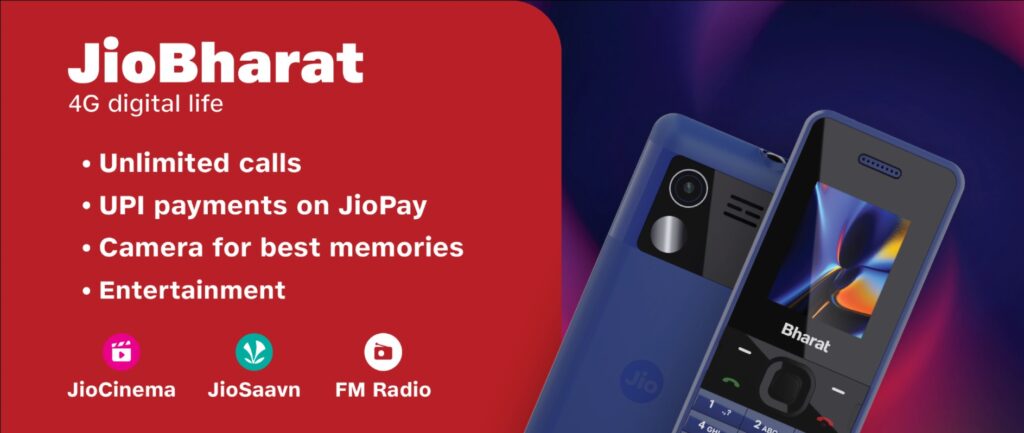 Jio Bharat V2: An Affordable 4G Feature Phone with Essential Functions